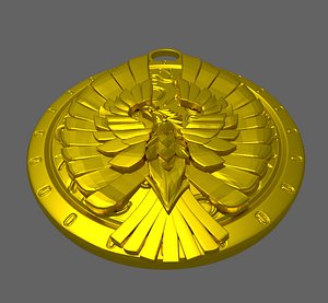 pendant eagle 3D model