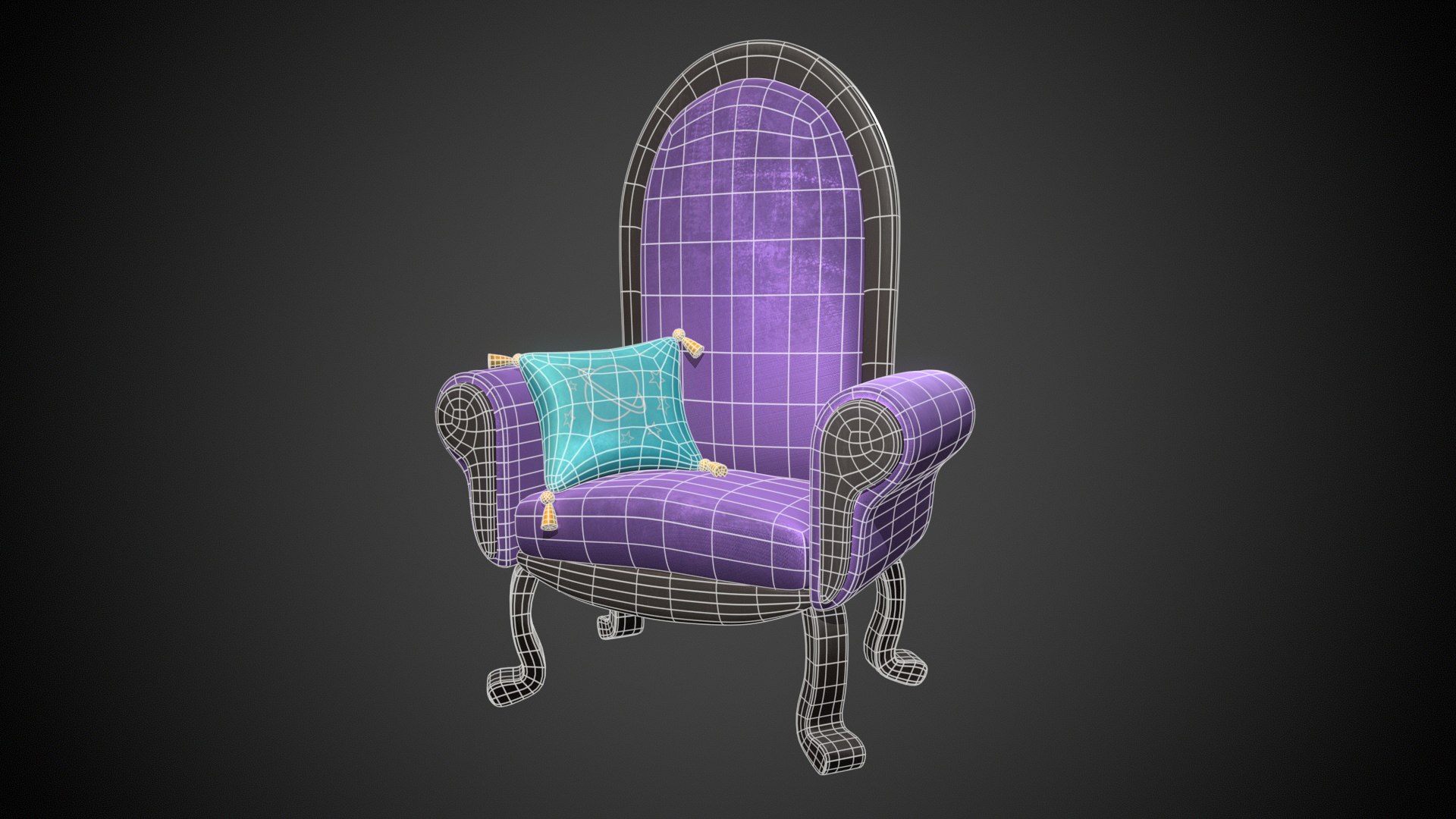Stylized Fantasy Purple Armchair 3D https://p.turbosquid.com/ts-thumb/7O/9u28Xh/h1/wireframechair5/jpg/1764506196/1920x1080/fit_q87/9ca24696e0e7731cd73dc5a10821d72754720fb3/wireframechair5.jpg