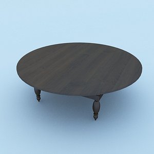 3D model traditional table