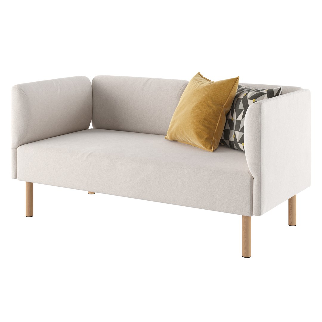 Lillehem 2-seat Modular Sofa 3D Model - TurboSquid 2292834