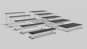 STAGE-PODIUMStage Platform Low-poly 3D model