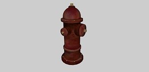 firehydrant old 3D model