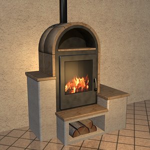 3d model stove