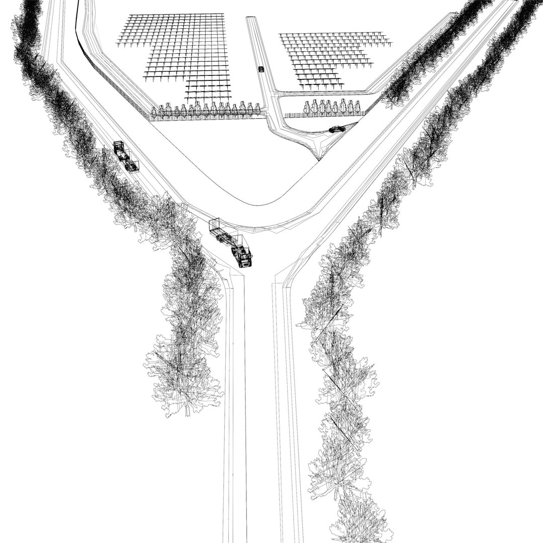 Solar Farm Layout 3D - TurboSquid 2072809