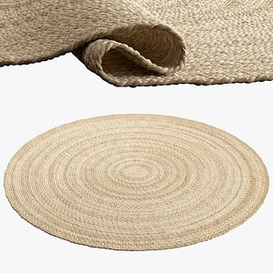 SAFAVIEH Dina Coastal Jute Rug Round