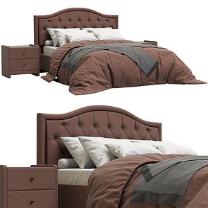 Askona Carolina Two Bed 3D model