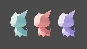 Low Poly Chihuahua Dog