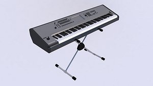 Synth Keyboard Korg 3D model