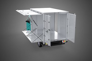 CUBE VAN BOX DROP SIDE TAILGATE REAR GATE DOOR PICKUP TRUCK CAR TYPE 9