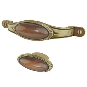 Cabinet drawer handle Ferro Fiori D 4130.096 and 01
