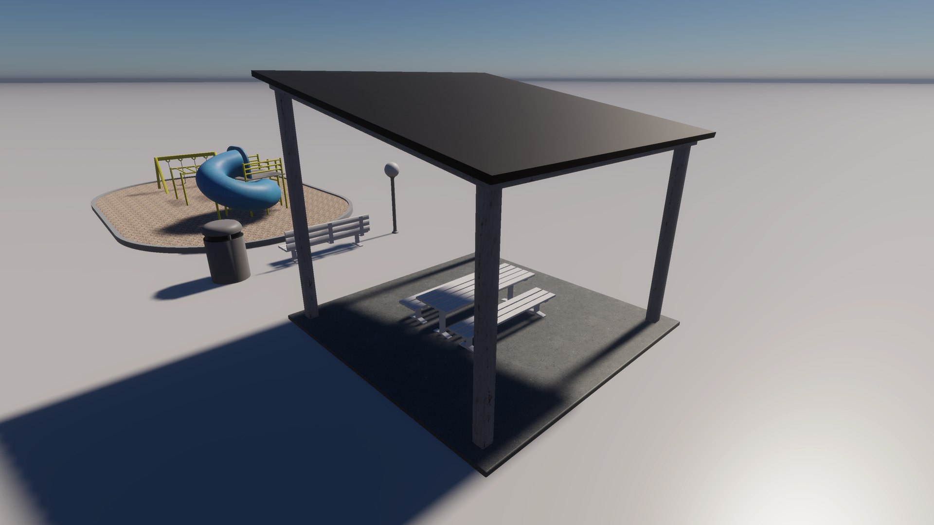 Basic Park Pack 3D model https://p.turbosquid.com/ts-thumb/7O/k0D8ZV/MM/shelter/png/1769920639/1920x1080/fit_q87/23822784bf6d5f4be2b25f08ae45c5ac8cbf60bf/shelter.jpg