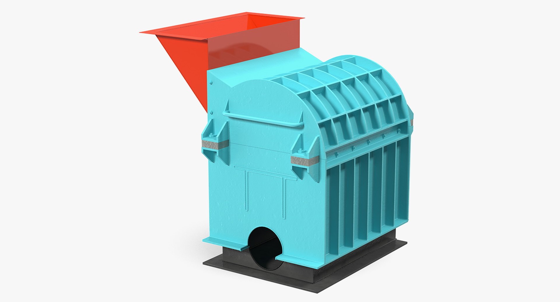 Industrial Grinder 3D Model 3D model preview
