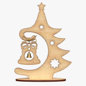 3D Christmas Tree Decor 1v PBR