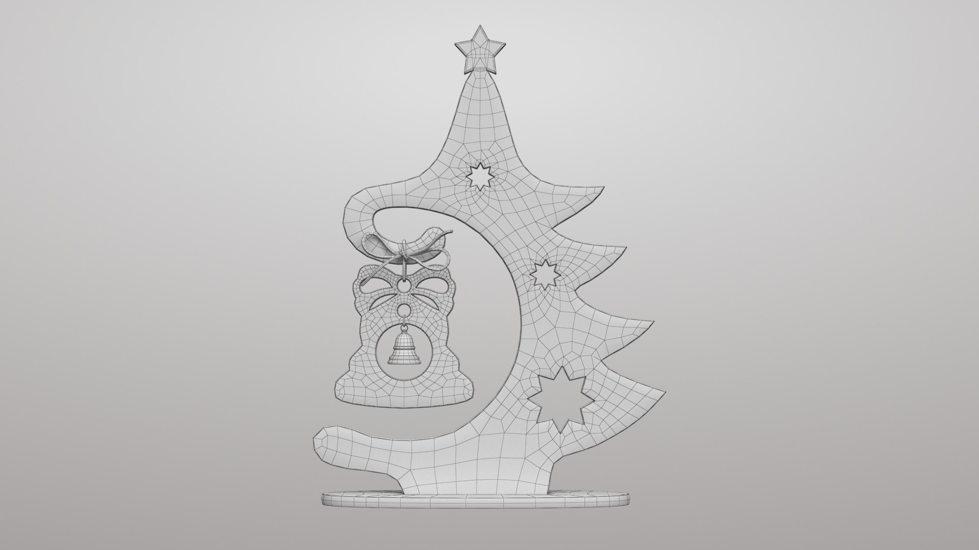 3D Christmas Tree Decor 1v PBR TurboSquid 2118505