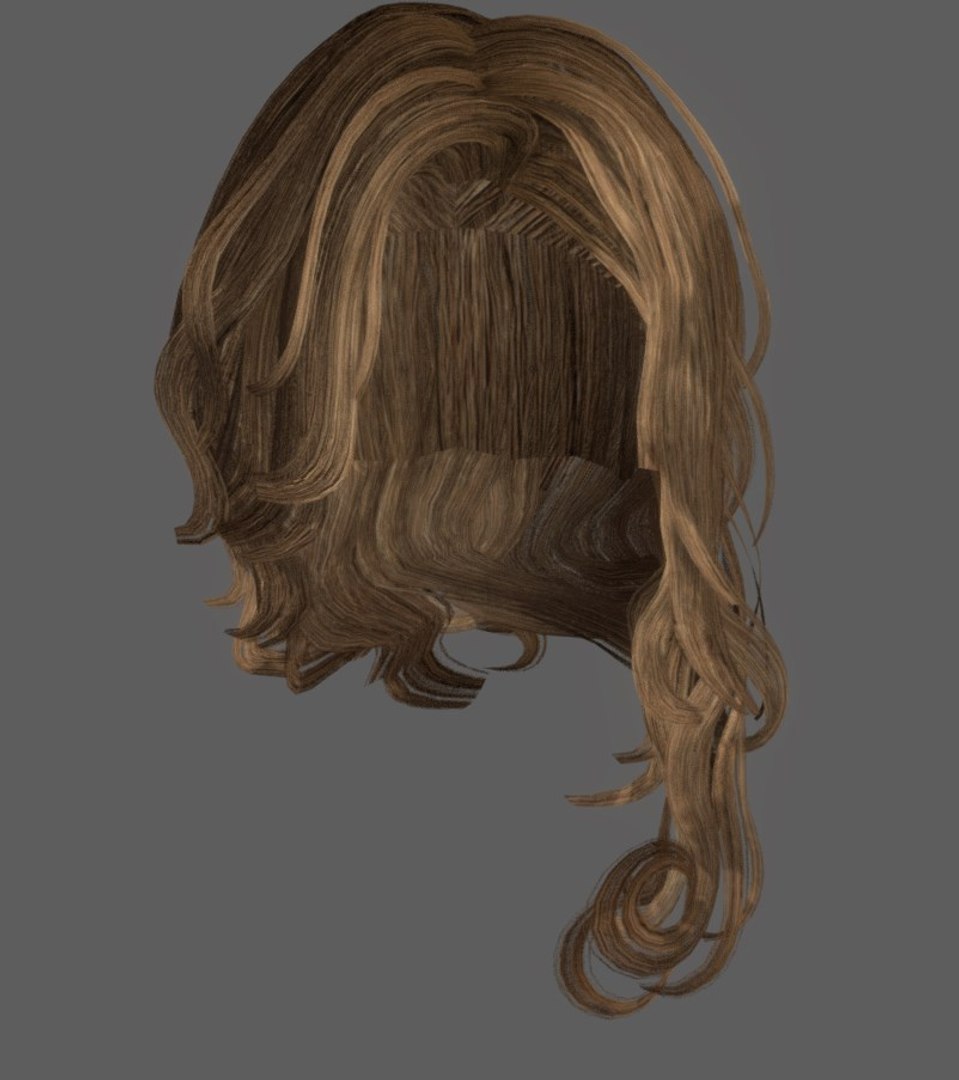 3D model Female Hair - TurboSquid 2034198