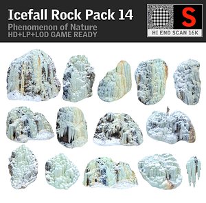 Icefall  phenomenon of nature Pack 14