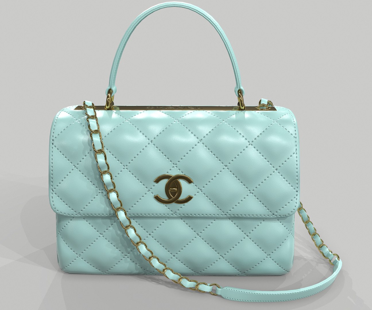 Chanel Bag Small Flap Blue | 3D model