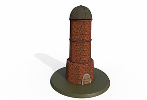 fantasy farm silo 3D model
