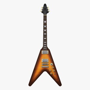 Gibson Custom Flying V Guitar - Tobacco Sunburst