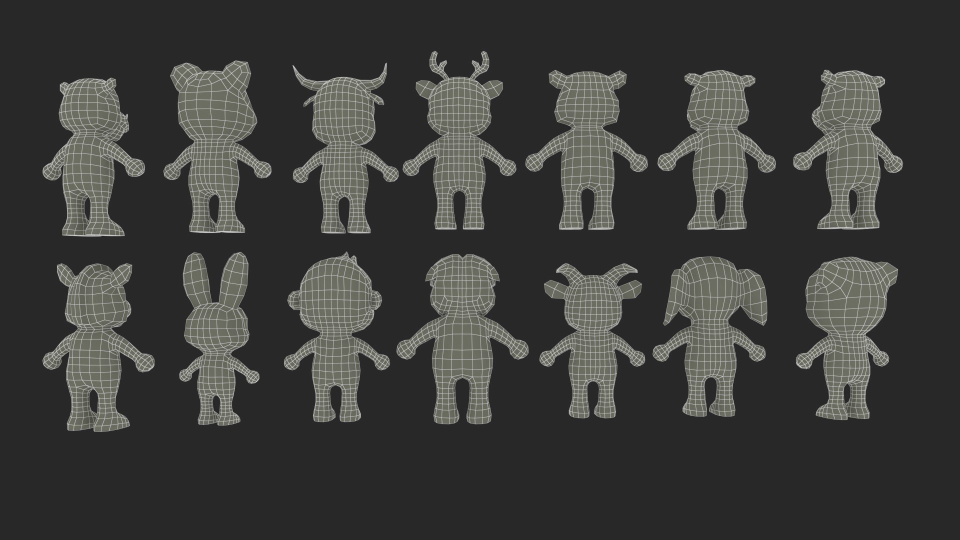 3D Little Animals Pack 2 https://p.turbosquid.com/ts-thumb/7P/4WfgZi/37/wire_2/jpg/1684686560/1920x1080/fit_q87/18b14de05b669111a53ec9c2a79b1122ce6a696c/wire_2.jpg