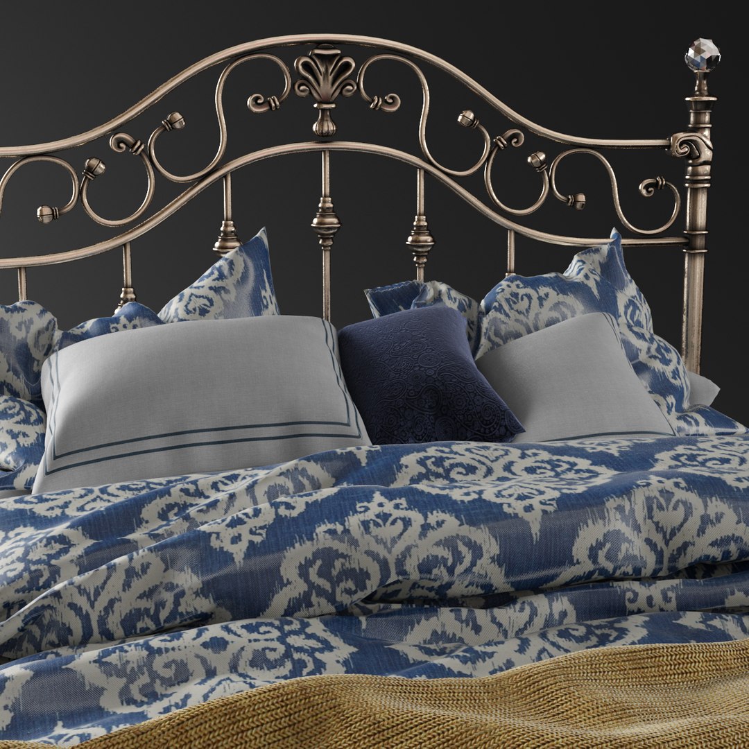3D Bed Tetchair Charlotte Model - TurboSquid 1409799