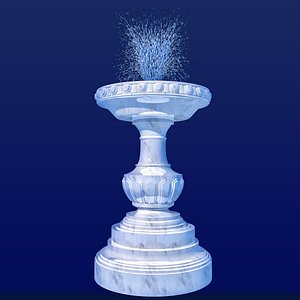 Animated classic fountain