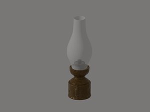 3D Oil Lamp model