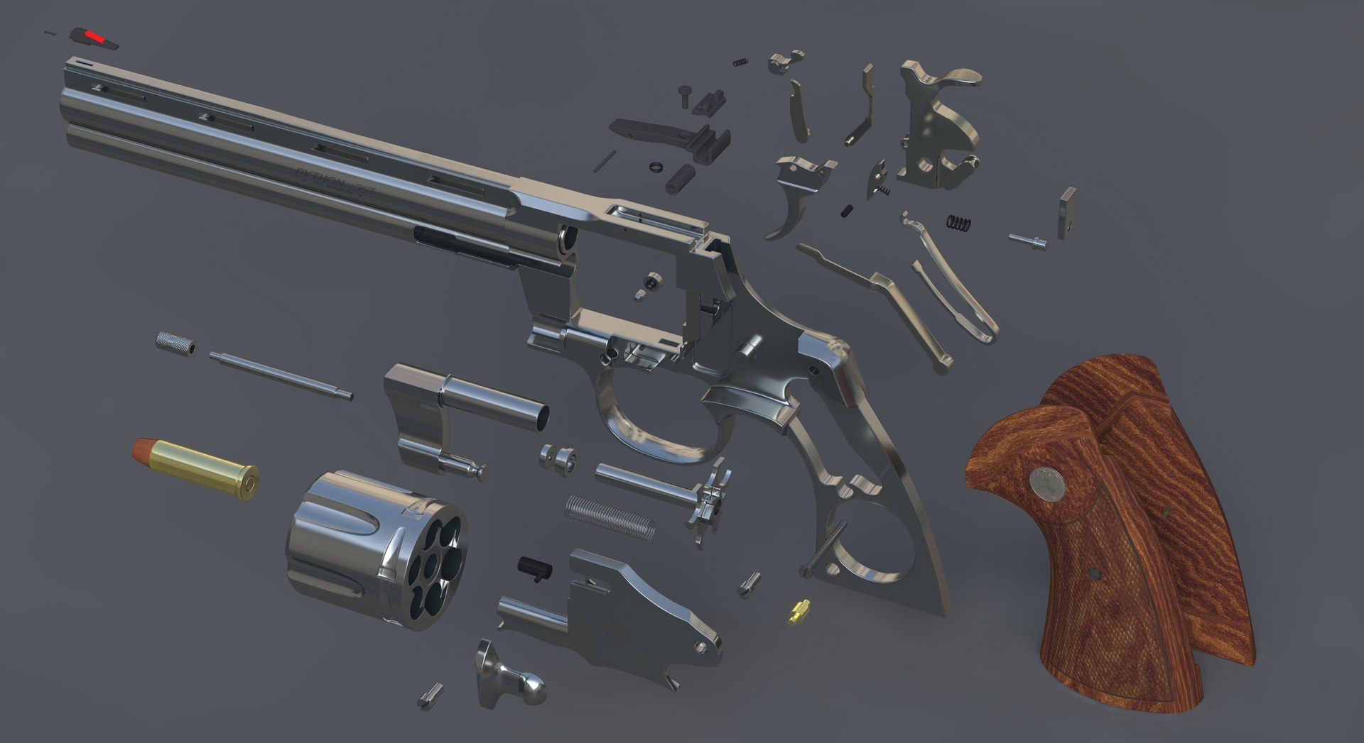 Colt Python 2020 8- 3D Model - TurboSquid 1513134
