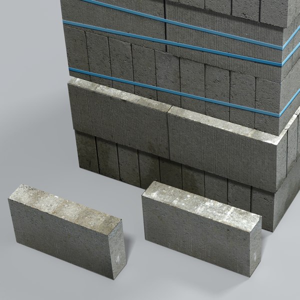 construction breezeblocks 3ds