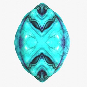 Blue Alien Egg 1