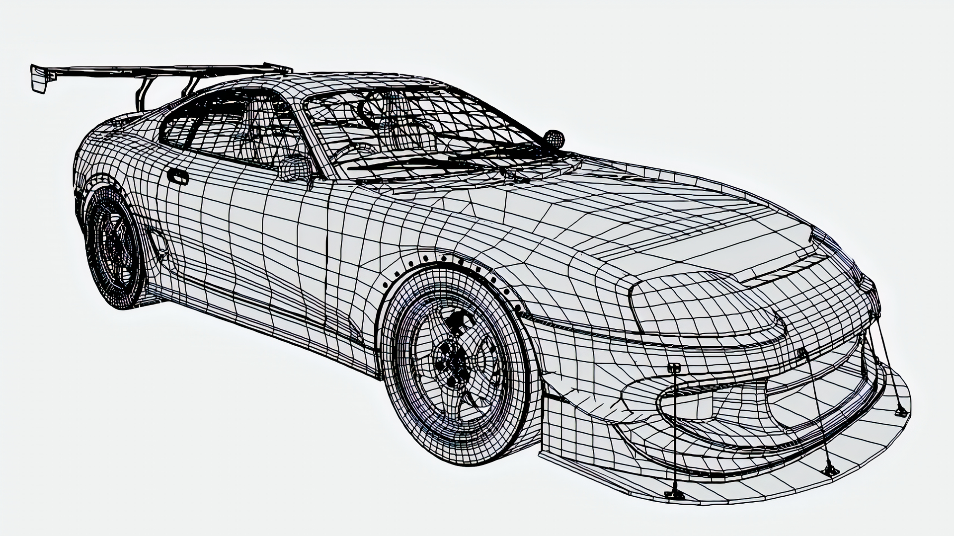 Toyota supra car racing 3D model - TurboSquid 1695619