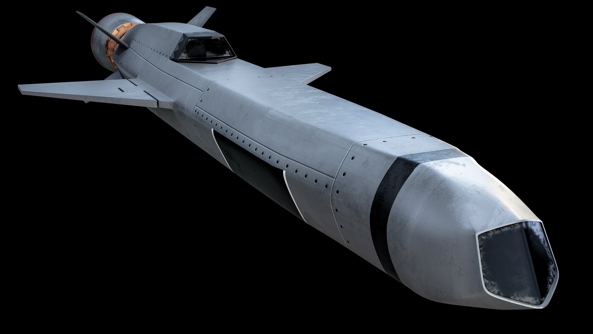 3D Rigged NSM Kongsberg Naval Strike Missile PBR Model - TurboSquid 2281165