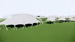 Tensile Structures Collection -A16 3D model