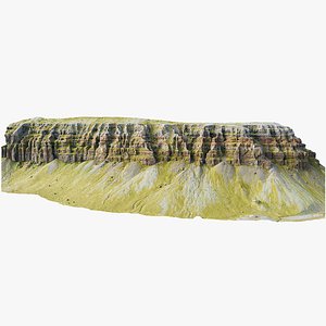 3D model Mountain Cliffs Module- 3D PBR Model