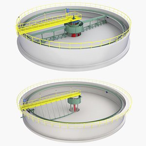 Water Treatment Plants v4 3D model