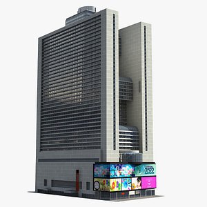 Marriott Marquis Times Square Low Poly 3D model