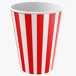 3D Popcorn Cup 03 model
