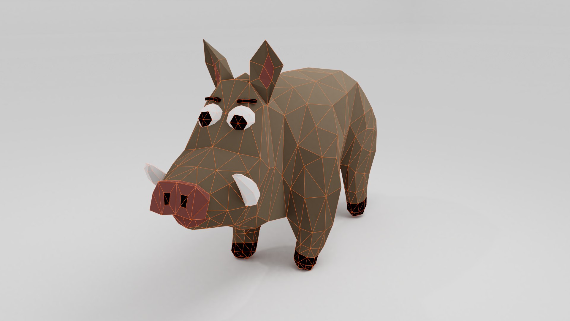 3D Boar Character Rig - TurboSquid 1297372