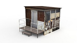3D Security Booth model