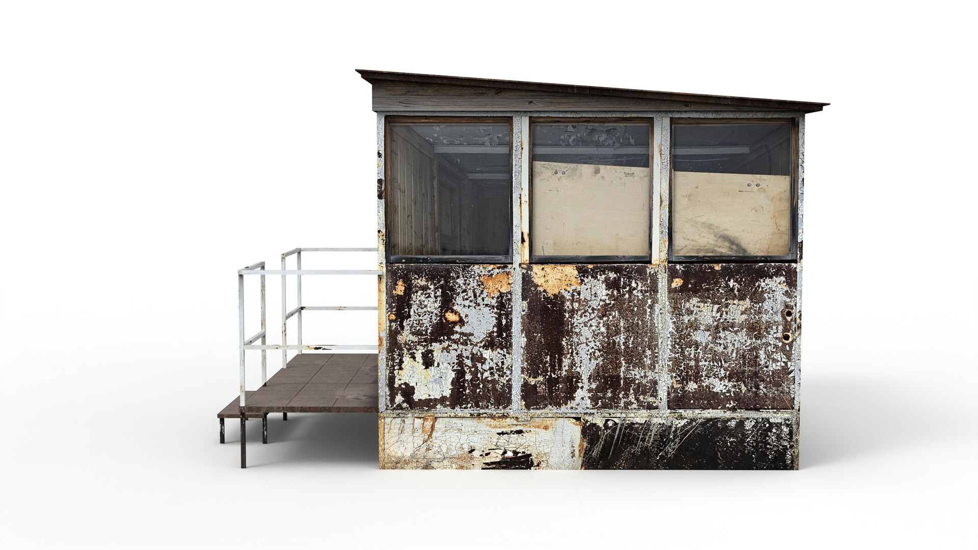 3D Security Booth Model - TurboSquid 2320567
