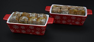 CHRISTMAS DISH WITH HOLIDAY STROUTLE 2024