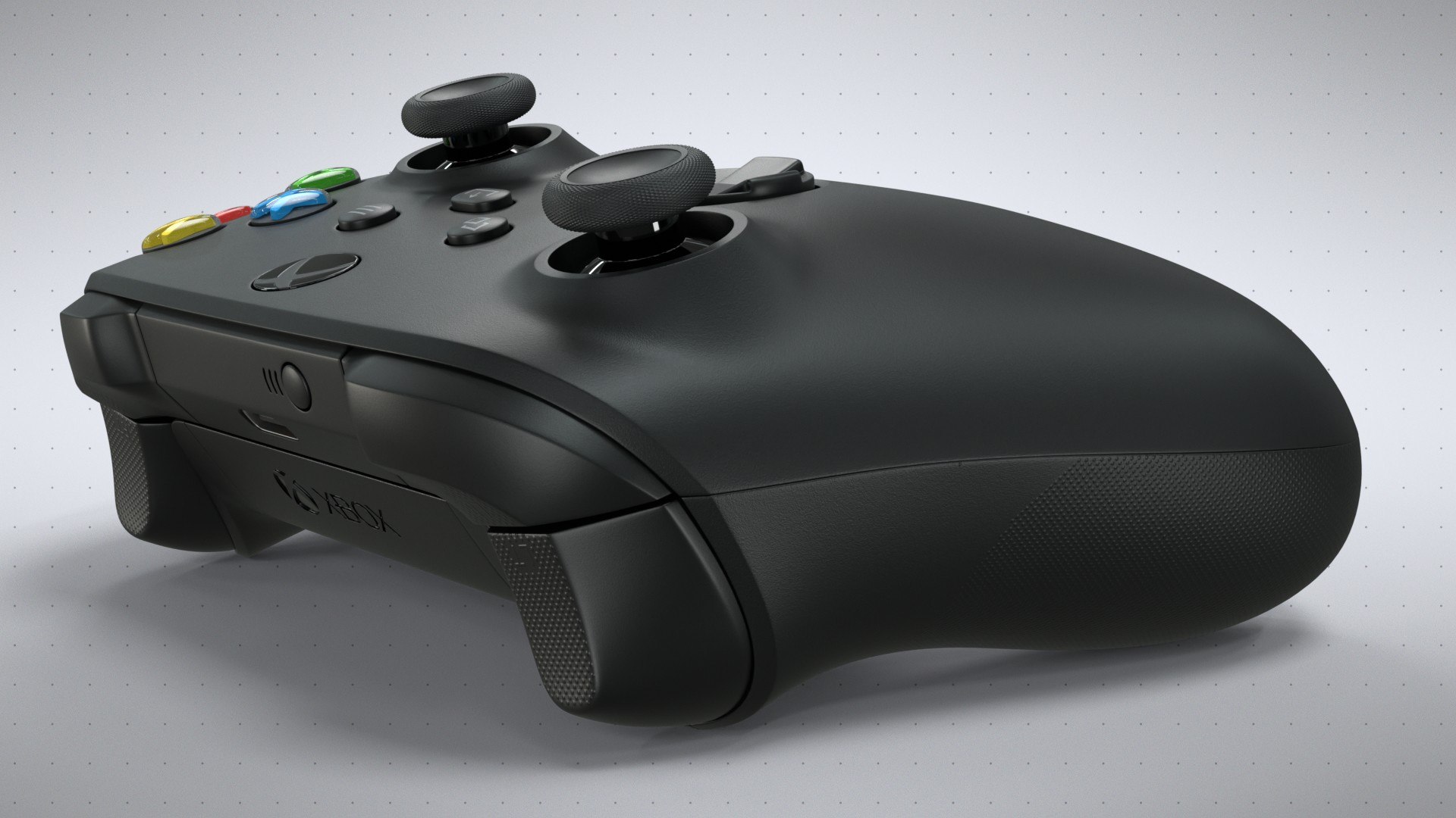 3D Xbox Series X Carbon Black Controller https://p.turbosquid.com/ts-thumb/7P/r4xwl2/7w/xboxblack_0007/jpg/1728233414/1920x1080/fit_q87/db6828e43d812692efe33d9fc70adc906ee2dfd6/xboxblack_0007.jpg