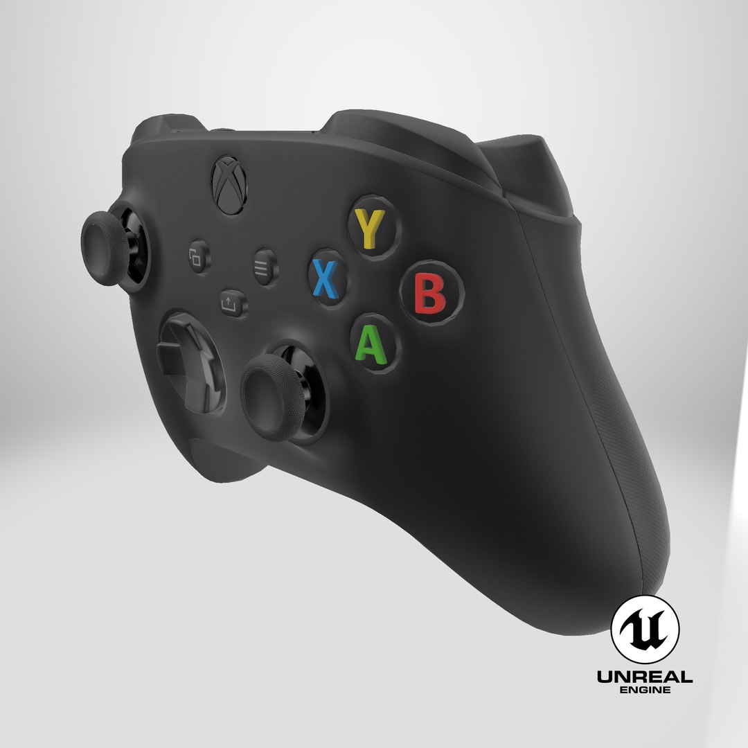 3D Xbox Series X Carbon Black Controller https://p.turbosquid.com/ts-thumb/7P/r4xwl2/PI/stemcell_unreal_render/png/1729700372/1920x1080/fit_q87/41a97d8855cfa571be804fb78ee6b1c206d3604e/stemcell_unreal_render.jpg