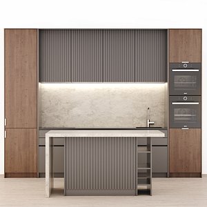 Kitchen 02 3D model