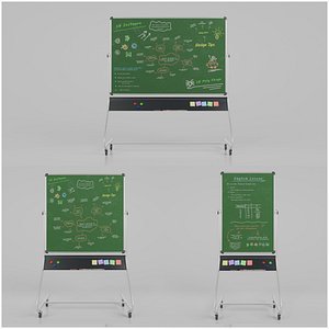 Professional Double-Sided Greenboard Trio - Customizable Writing Boards
