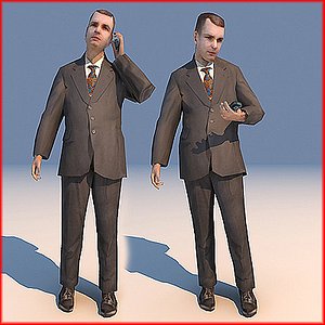 3d character executive 03 line