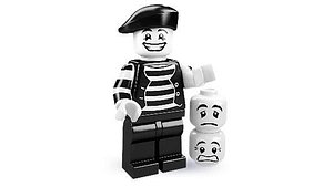 Lego Minifig - 8684-9 Mime