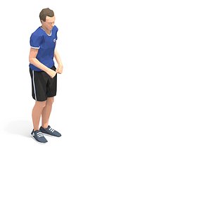 animations exercise man 3D model