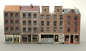 3d 3ds dutch buildings