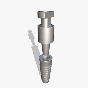 3d model dental implant